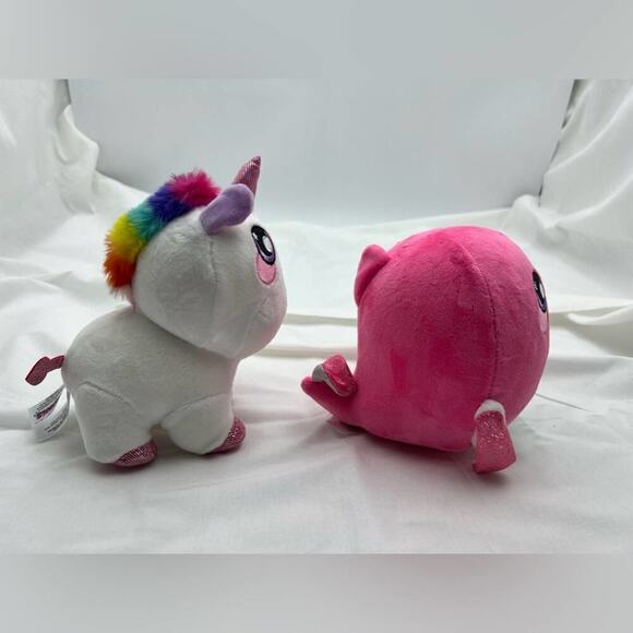 7” Squeezamals Kat the Unicorn and Kristan the Orca - Picture 3 of 5